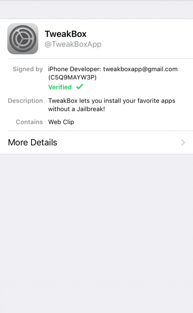 Install TweakBox App on iPhone/iPad