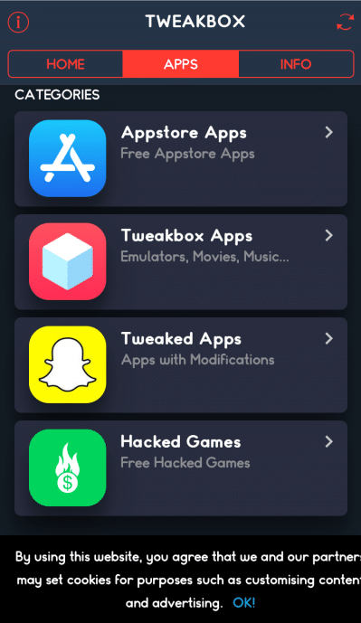 TweakBox apps