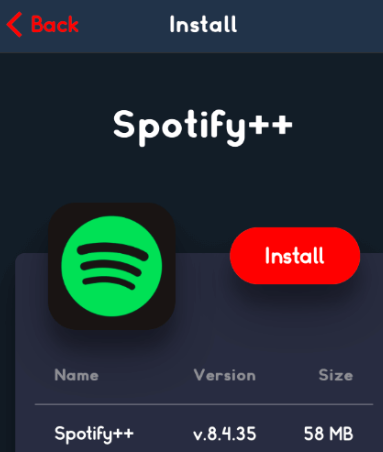  Install Spotify++ iOS App