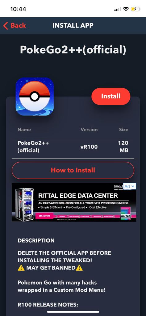 PokeGo2++ Official One for TweakBox