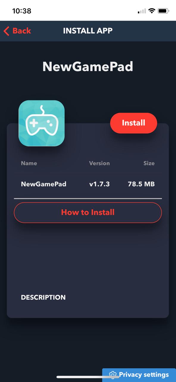 Latest NewGamePad Emulator