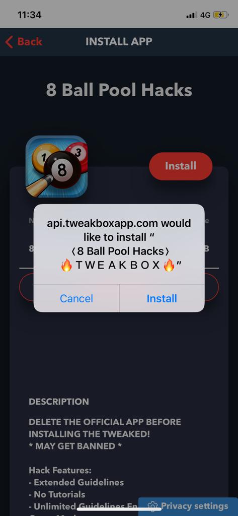 updated 8 ball pool hack ios