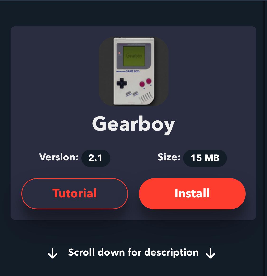Gearboy iOS