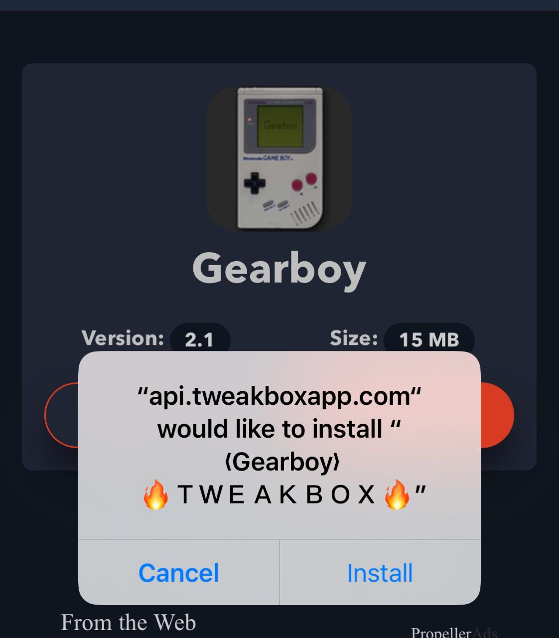 Install GearBoy on iOS